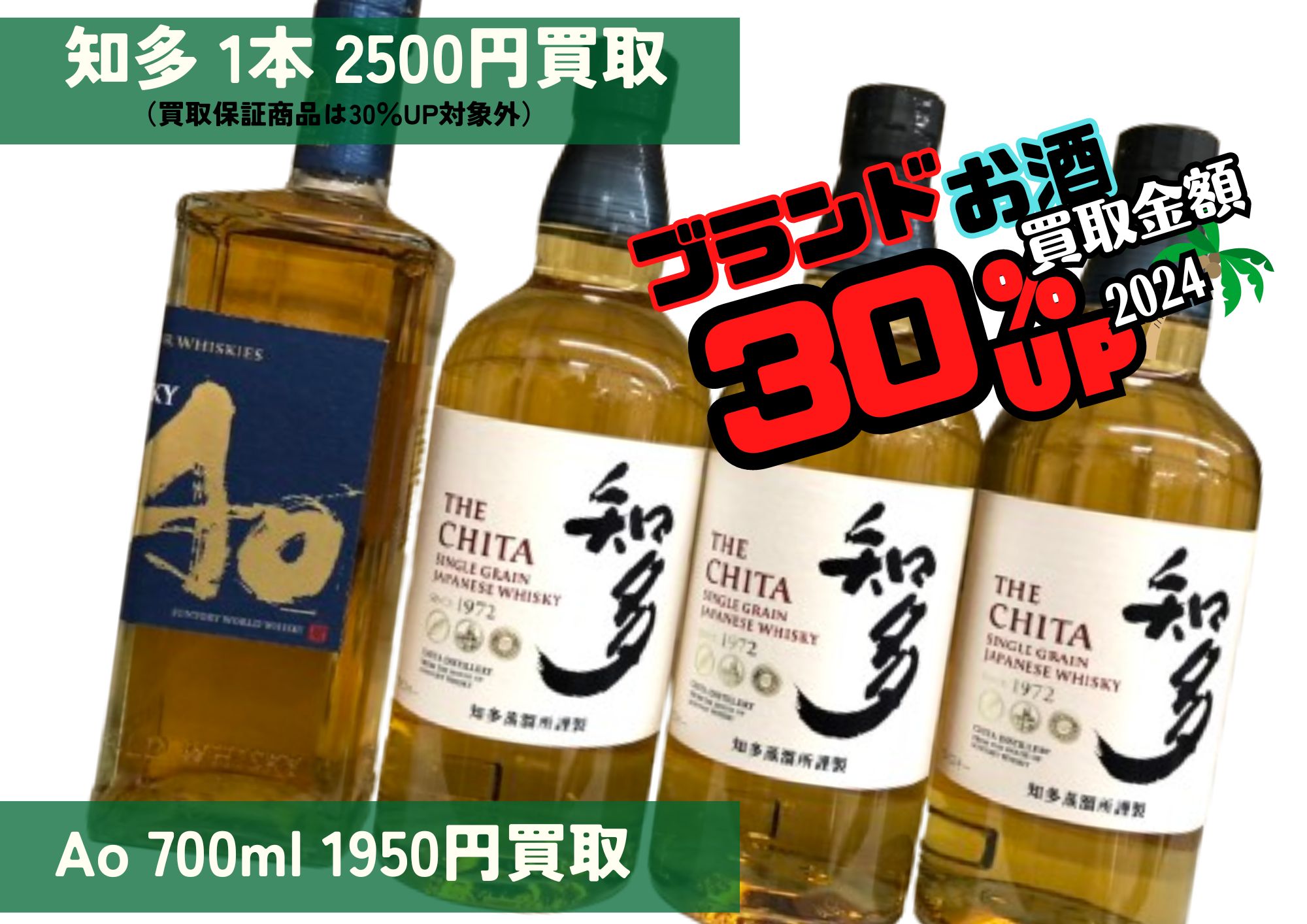 AOと知多で計4本 サントリーウイスキー 知多 碧Ao 700ml 2本セット