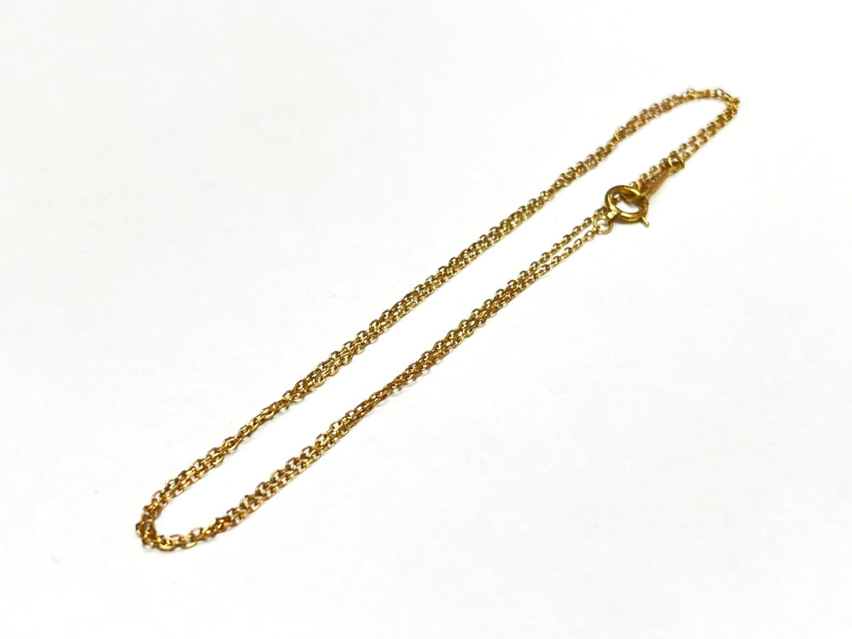 18金（K18）ネックレスを13,000円で買いました！