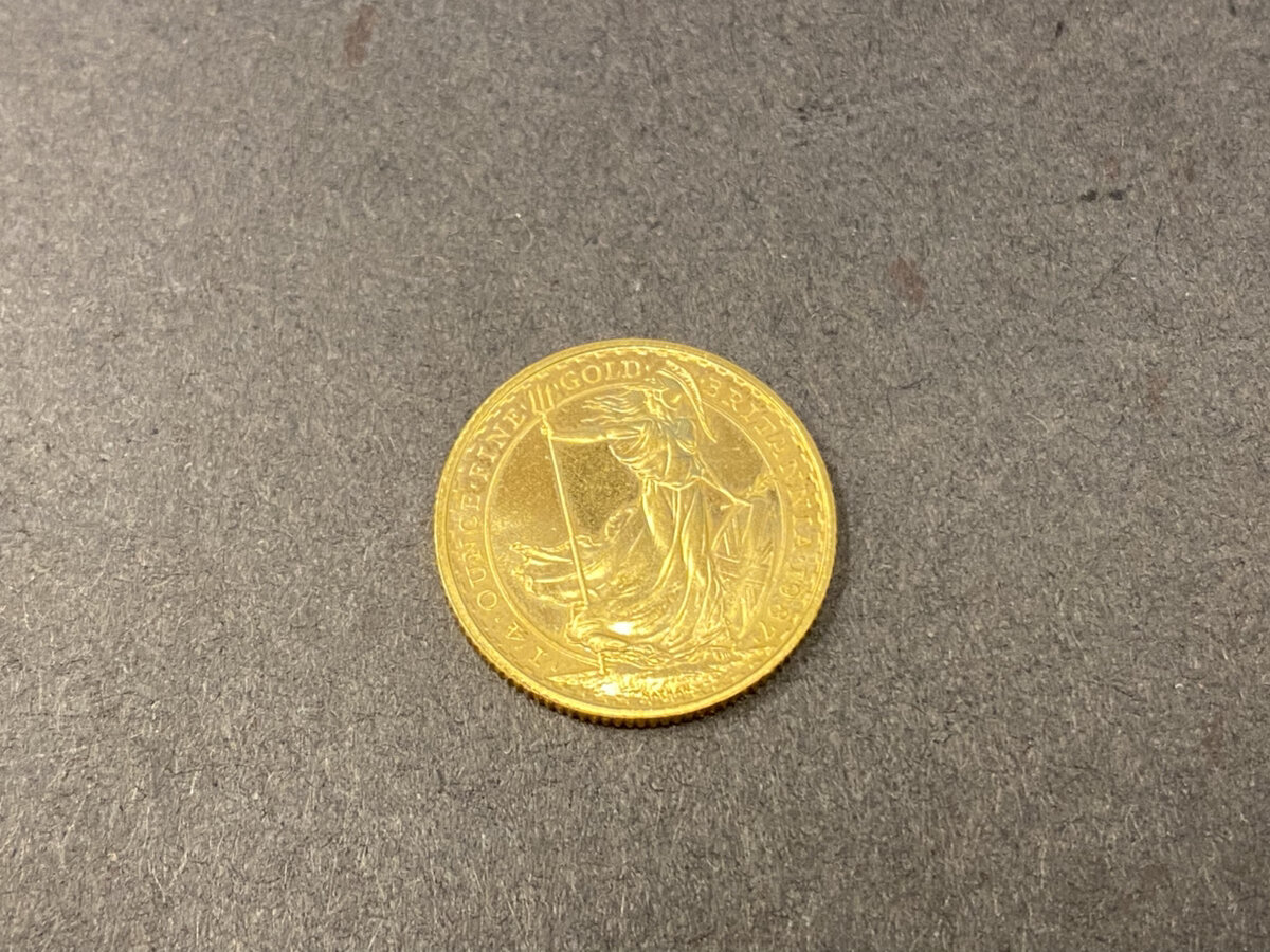 ブリタニア金貨　1/4oz　  ￥104,300でお買取りさせていただきました