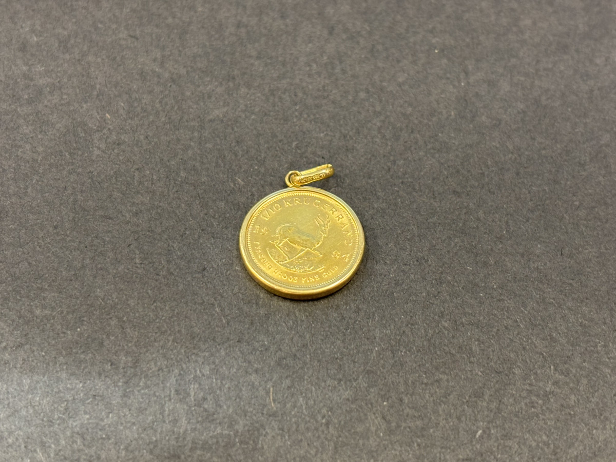 K22/K18 クルーガー金貨コイントップ 4g ￥50,040でお買取りさせて頂きました♪