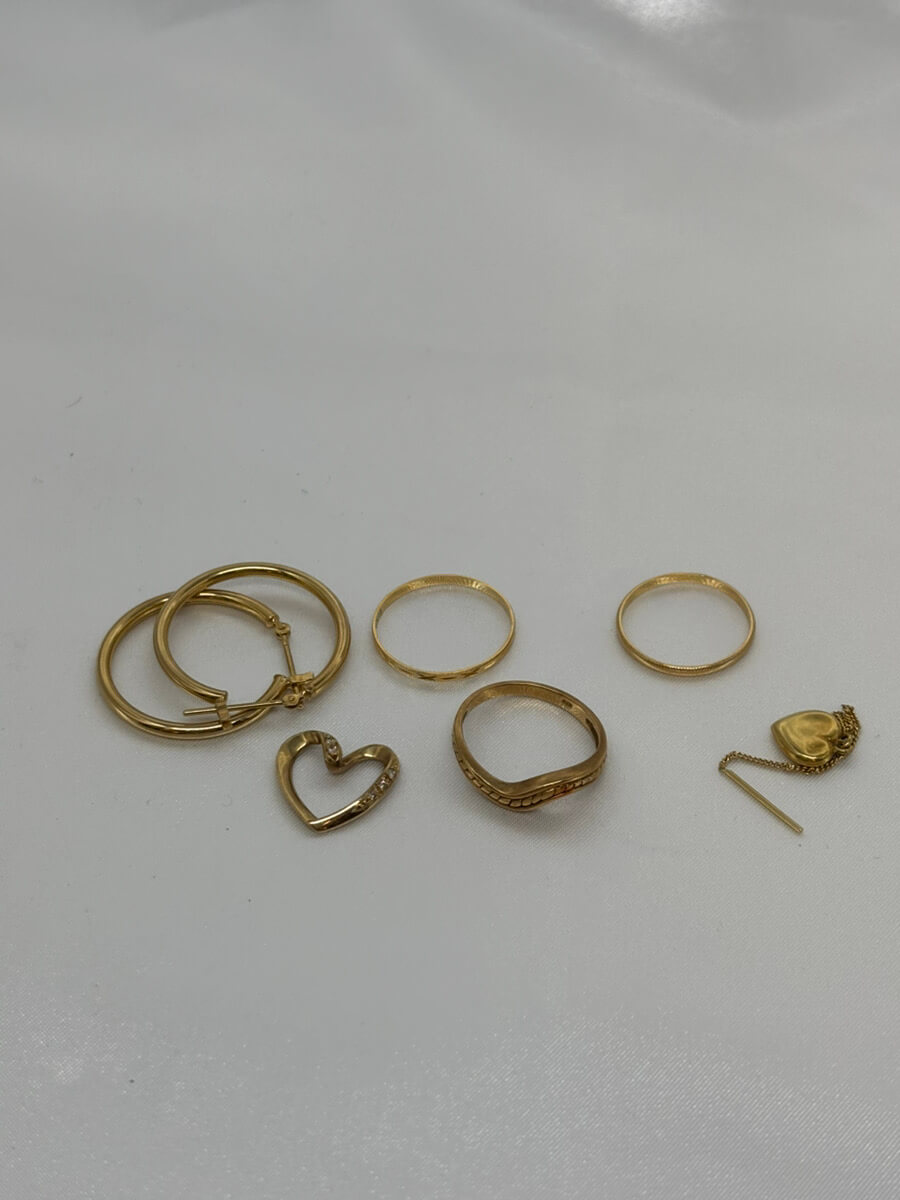 こちら、K18リング/ピアス/トップを75,390円でお買取をさせていただきました！