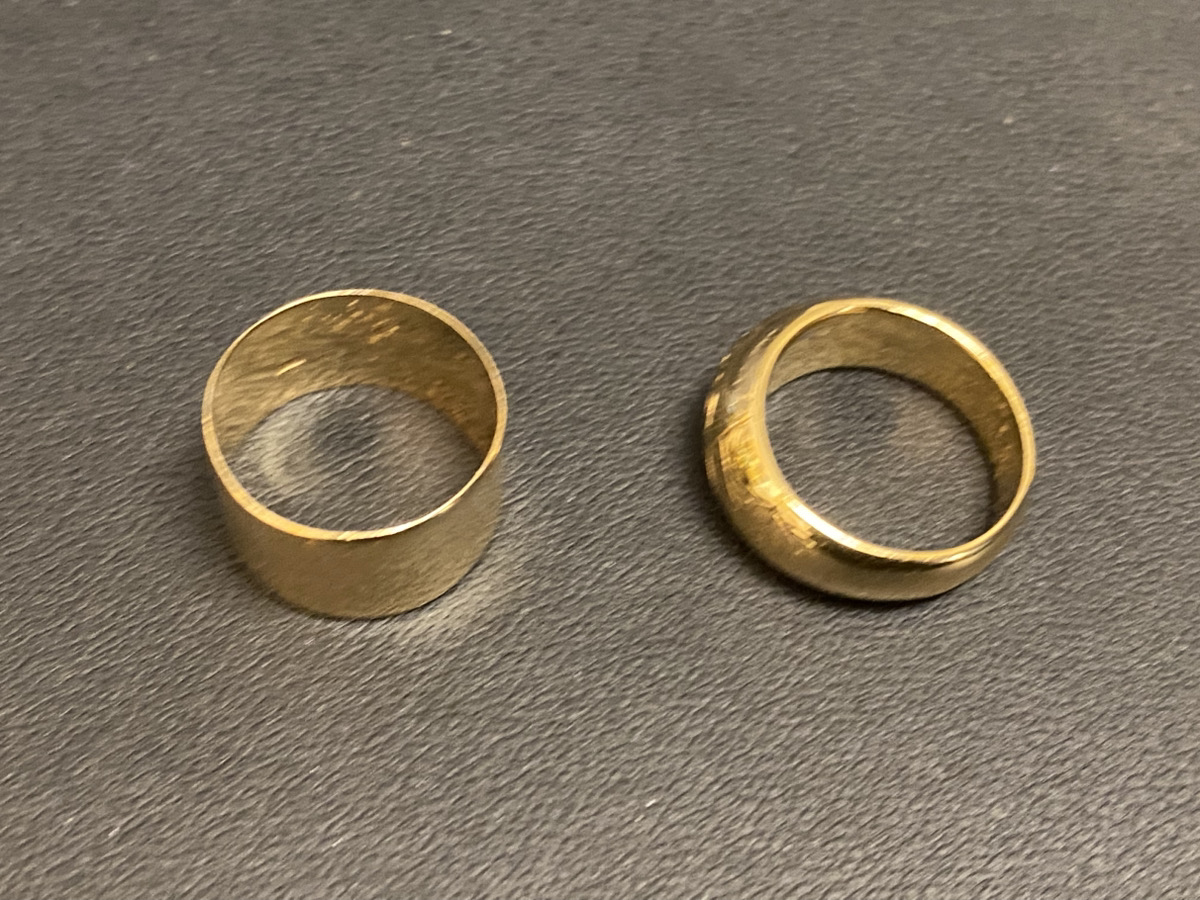 K18リング 2個 計14g  ¥164,800でお買取りさせていただきました!!