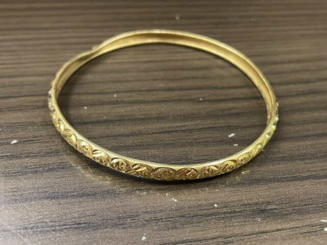 K22（22金）7g バングルを101,000円にてお買い取りさせていただきました♪