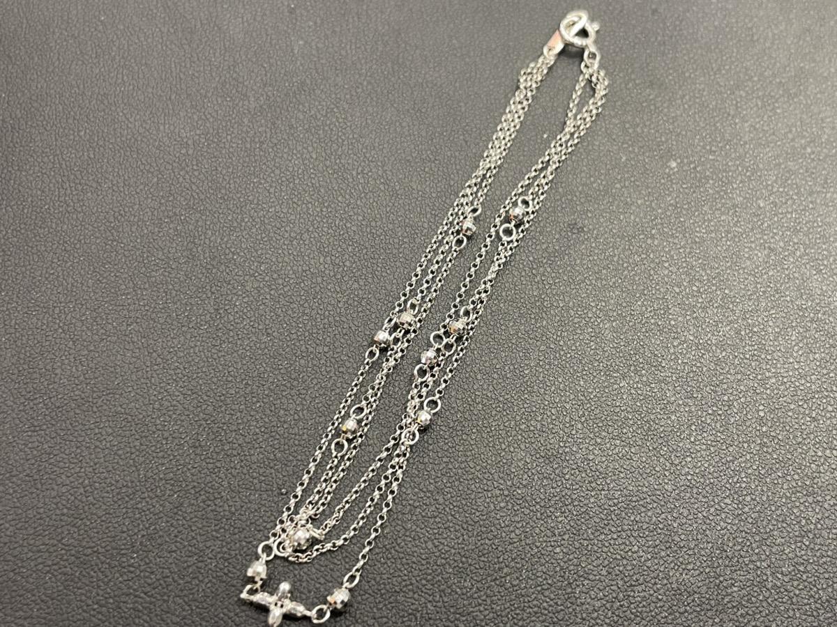 K18WG 　ブレスレット　総量2.7g  ￥33.000でお買取りさせていただきました