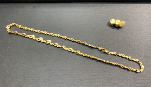 9/18　 貴金属   K18　ネックレス　 金歯　お買い取りさせていただきました。　藤岡店