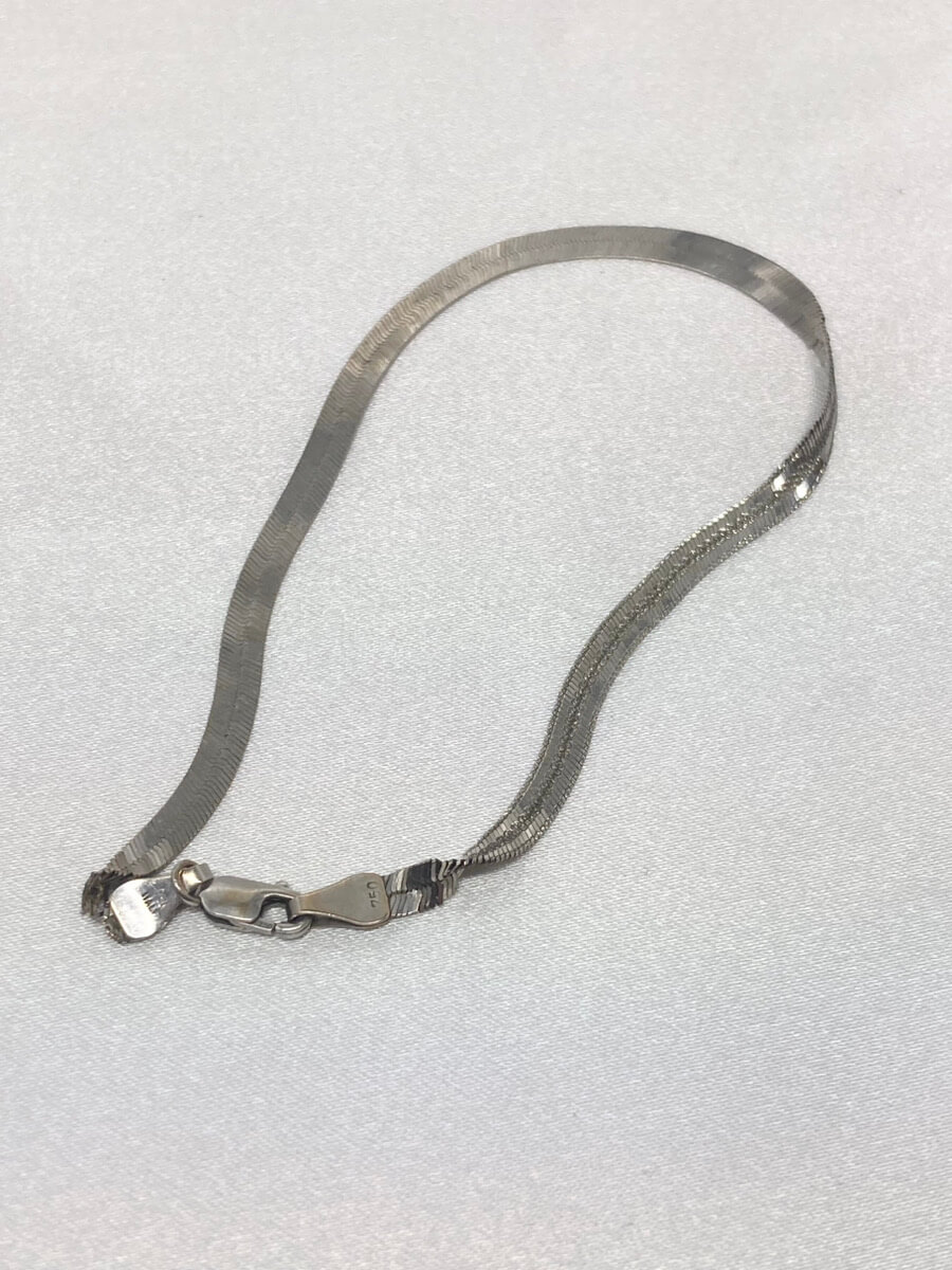 K18WG ブレスレッ32,540円でお買取をさせていただきました。