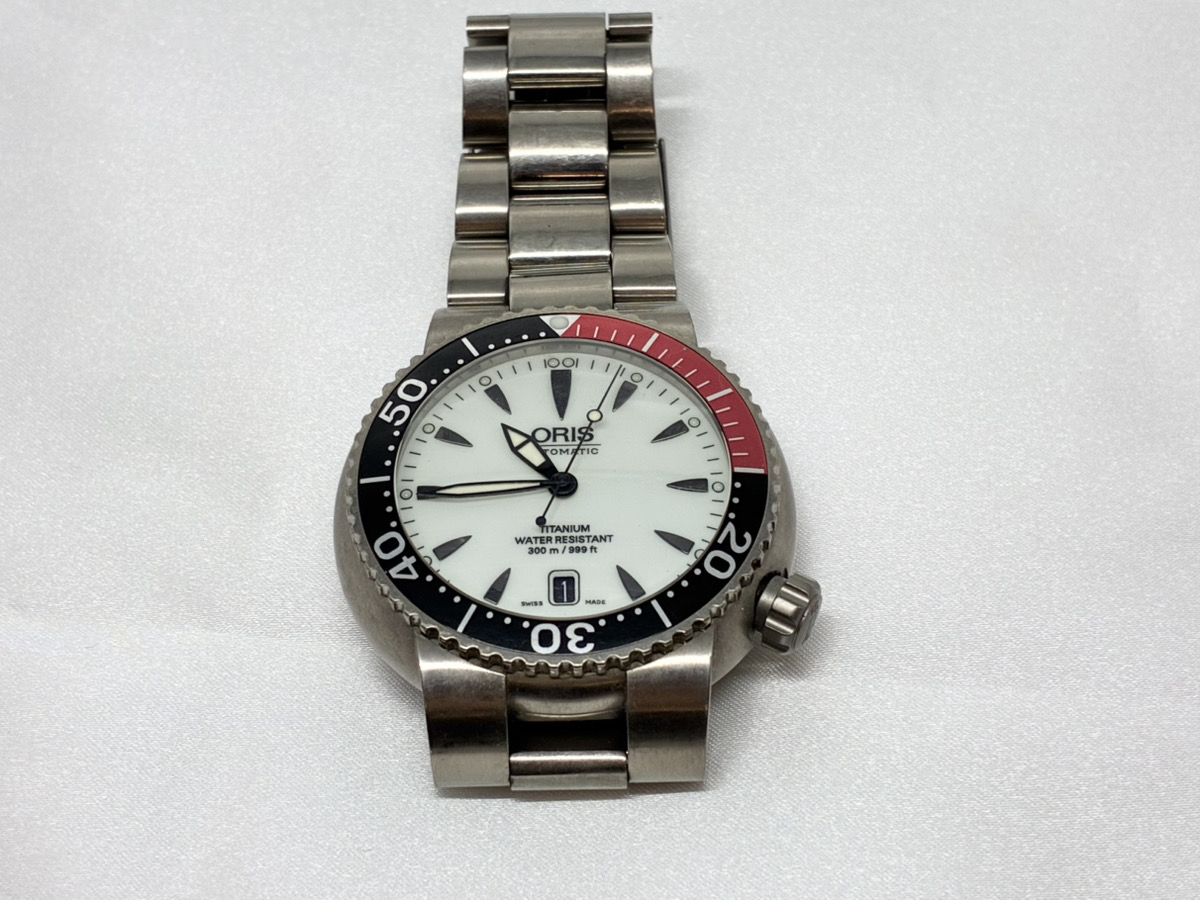 ORIS オリス ダイバーズチタンデイト 22,000円でお買取をさせていただきました。
