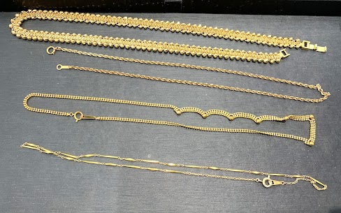 2026/01/04　貴金属 　K18 ネックレス　4本　お買い取りさせていただきました。　藤岡店