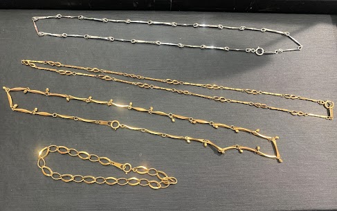 02/22　貴金属 　K18　ネックレス ブレスレット　　 PT850　ネックレス　お買い取りさせていただきました。　藤岡店