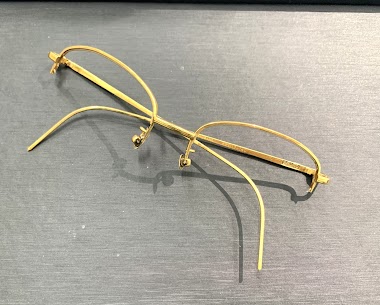 04/17　貴金属　K18 　メガネフレーム　　お買い取りさせていただきました。　藤岡店