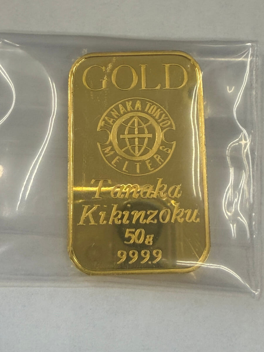 こちらK24 インゴット 50g ￥1,312,000でお買取をさせていただきました！