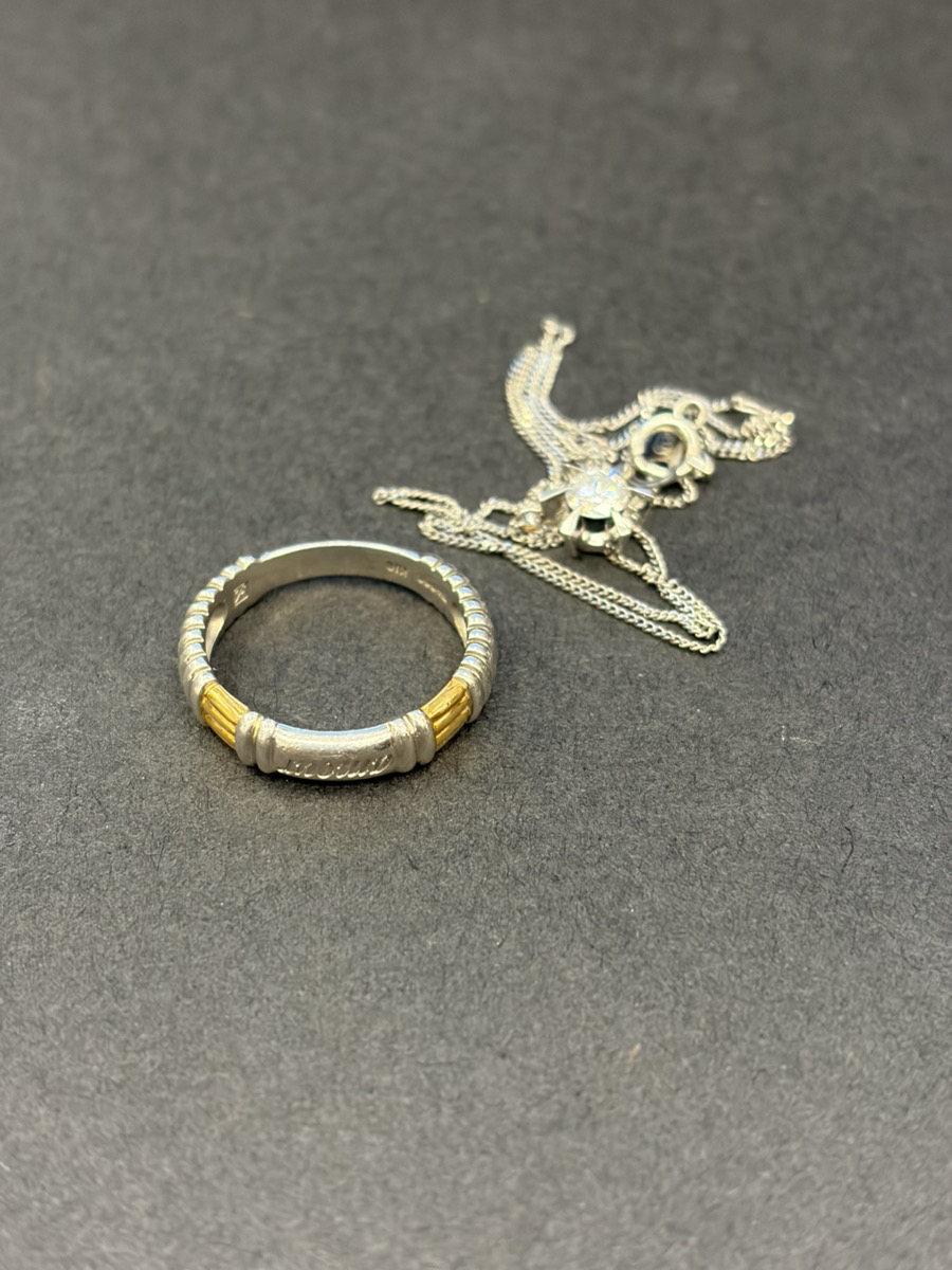 こちらPT850ネックレス・リング 2点 で￥73,360でお買取をさせていただきました！
