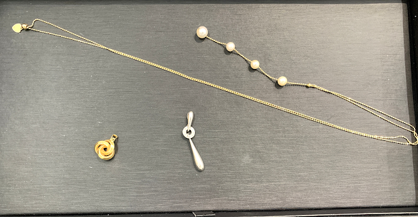 06/14　貴金属　K18　ネックレス　トップ 　PT900　トップ　お買い取りさせていただきました。　藤岡店