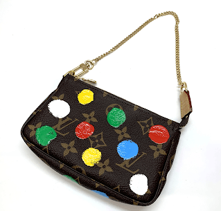 07/01　LOUISVUITTON  ルイヴィトン 　ポシェット・アクセソワール  草間彌生　 お買い取りさせていただきました。　藤岡店
