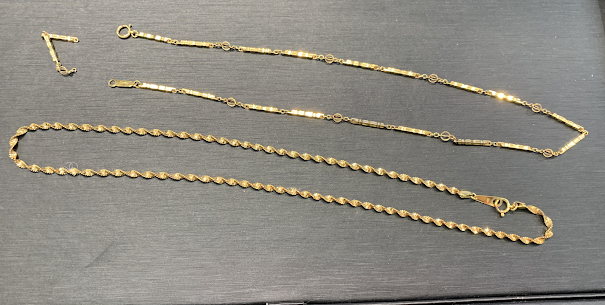 08/19　　K18　ネックレス　お買い取りさせていただきました。　藤岡店