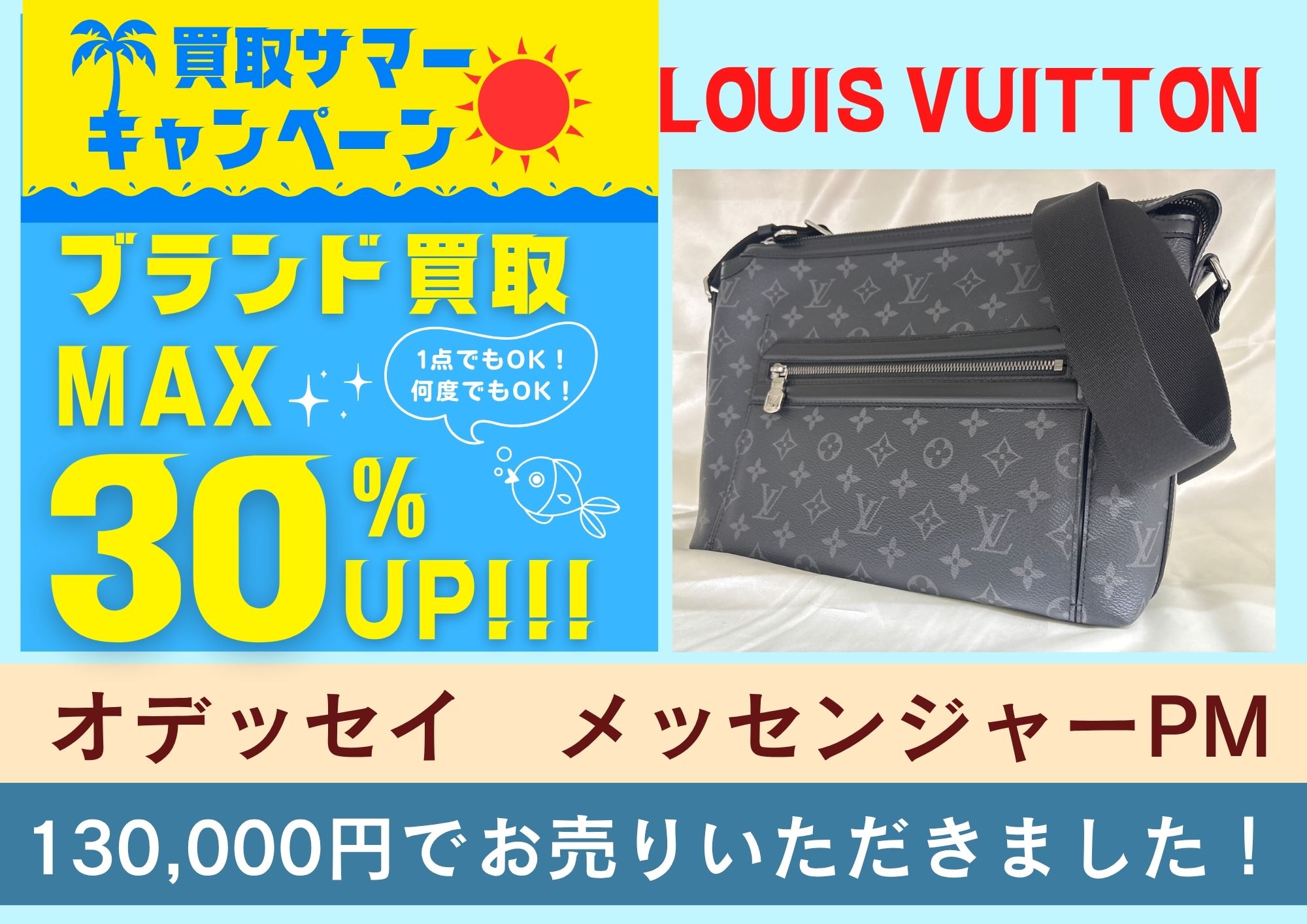 オデッセイ　メッセンジャーPM 130,000円でお売りいただきました！