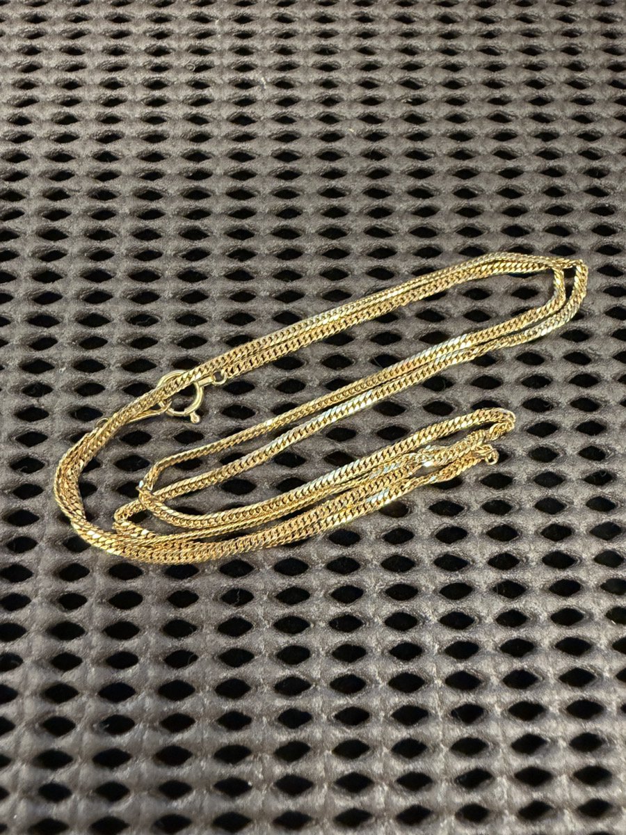 こちらK18 喜平ネックレス 5.1g￥89,658でお買取りさせて頂きました。